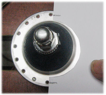 Speichenlochkreisdurchmesser mit einem improvisierten "Messwerkzeug" messen